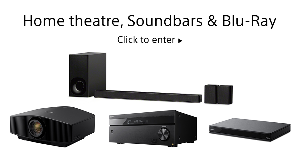 Various Home theatre, Soundbars and Blu Ray